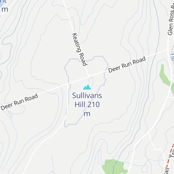 Map of Sullivans Hill