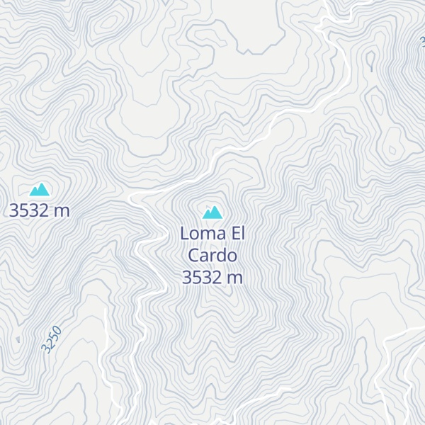 Map of Loma El Cardo
