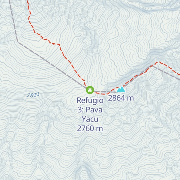 Map of Refugio 3: Pava Yacu