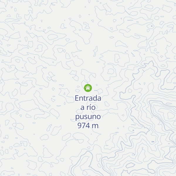 Map of Entrada a río pusuno