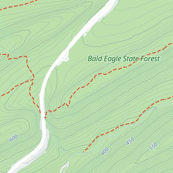 Map of Long Mtn Peak