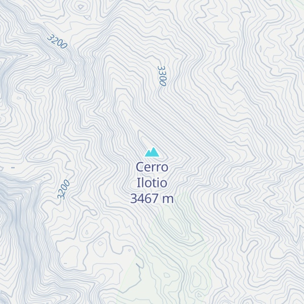 Map of Cerro Ilotio