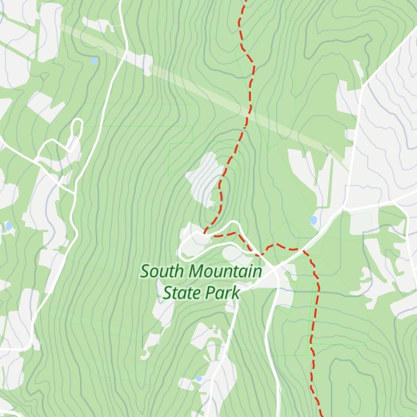 Map of Monument Knob
