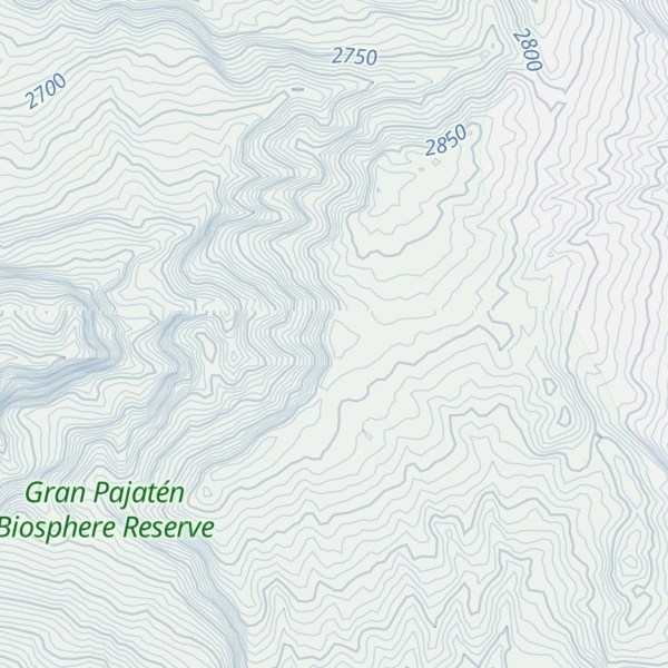 Map of Cerro Laberinto