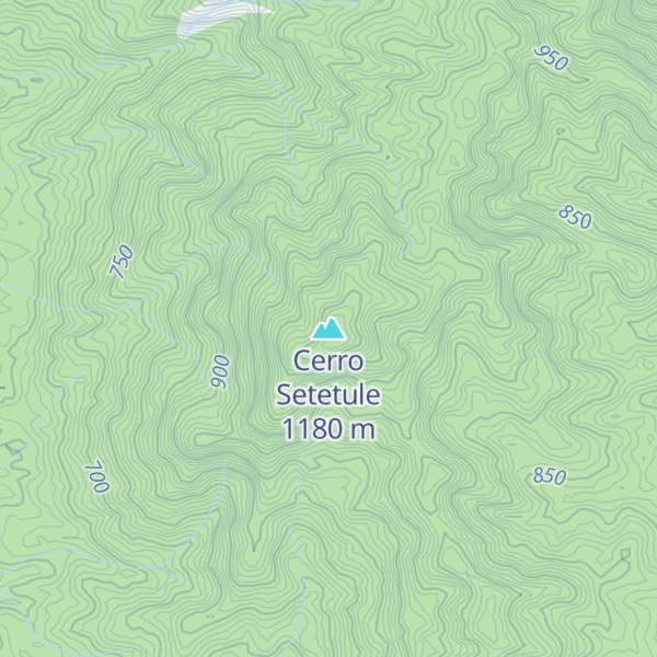 Map of Cerro Setetule