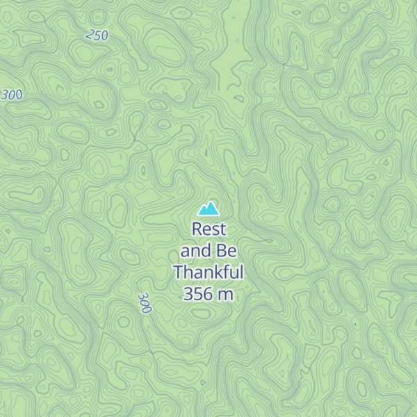 Map of Rest and Be Thankful