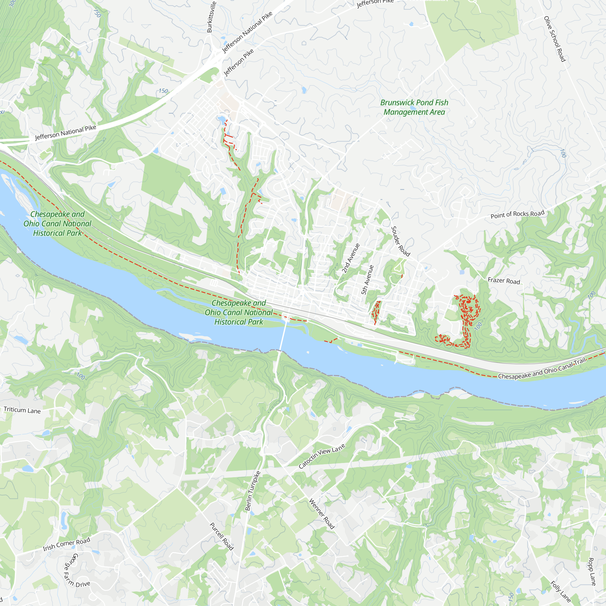 Brunswick Heritage Museum map