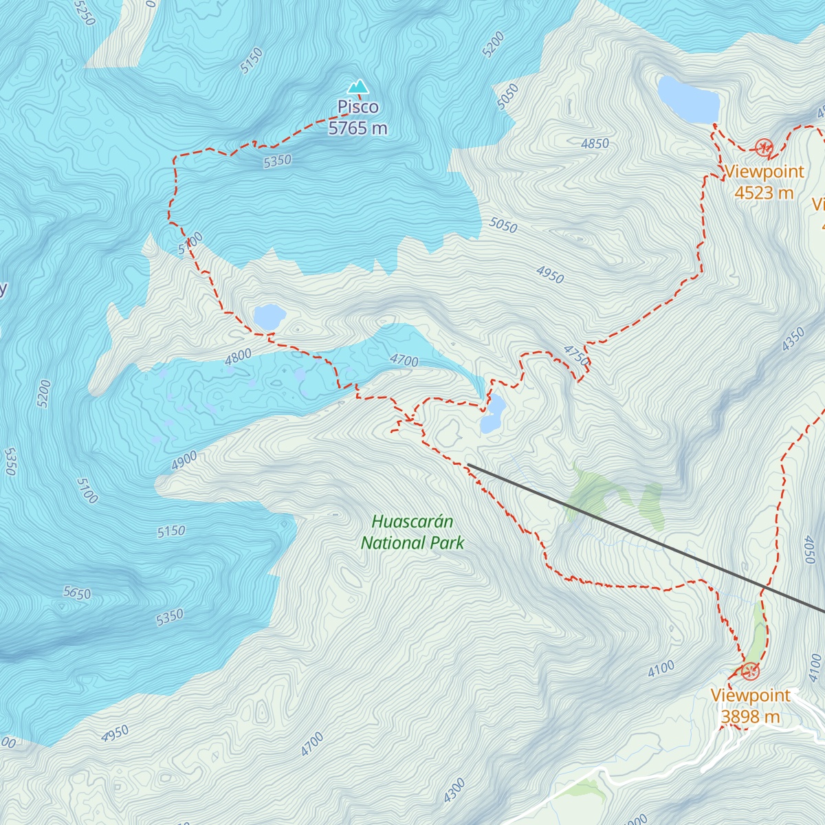 Refugio Perú map