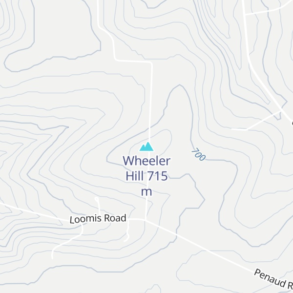 Map of Wheeler Hill