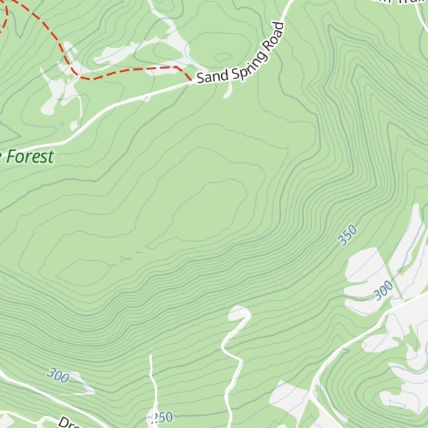 Map of Bear Swamp Hill