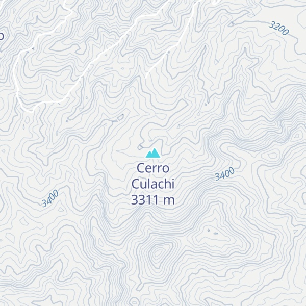 Map of Cerro Culachi
