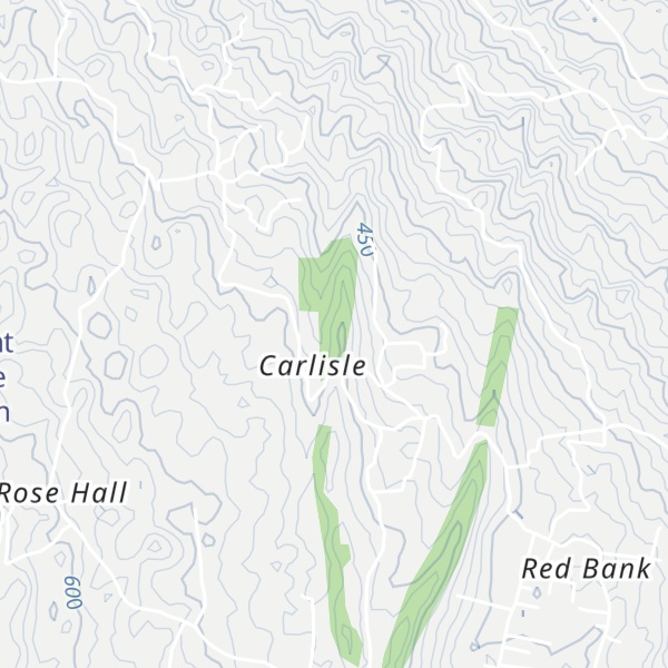 Map of Links Hill