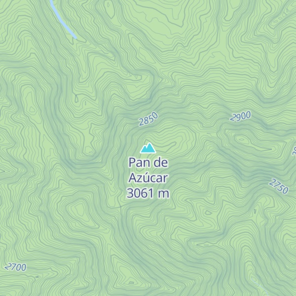 Map of Pan de Azúcar