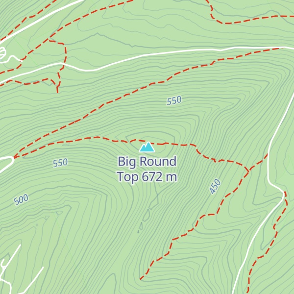 Map of Big Round Top