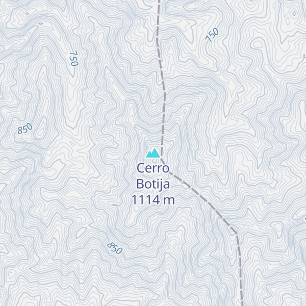Map of Cerro Botija