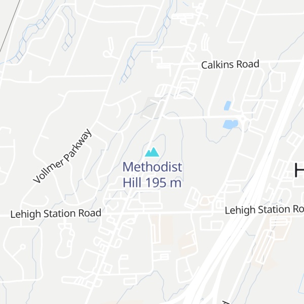 Map of Methodist Hill