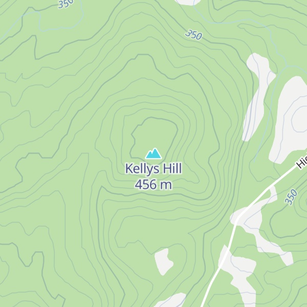 Map of Kellys Hill