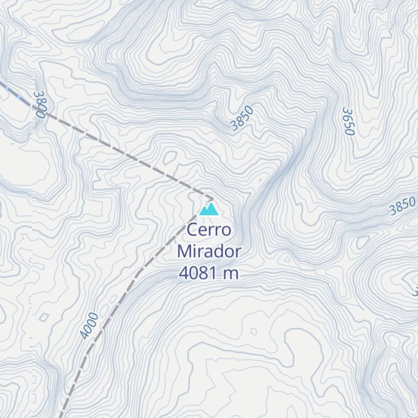 Map of Cerro Mirador