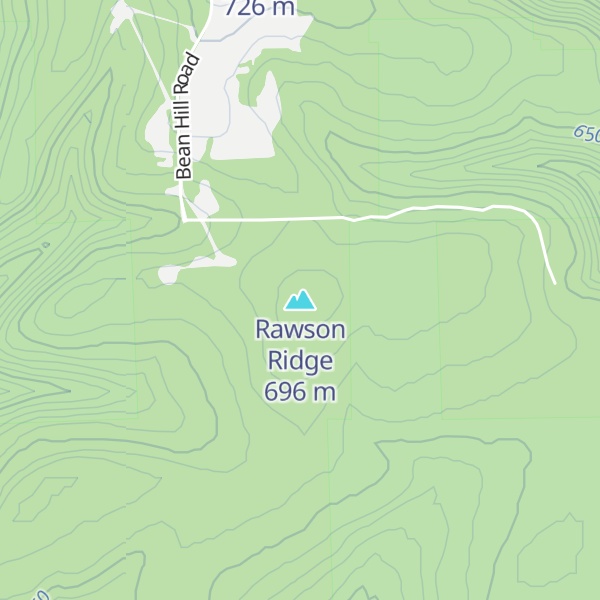 Map of Rawson Ridge