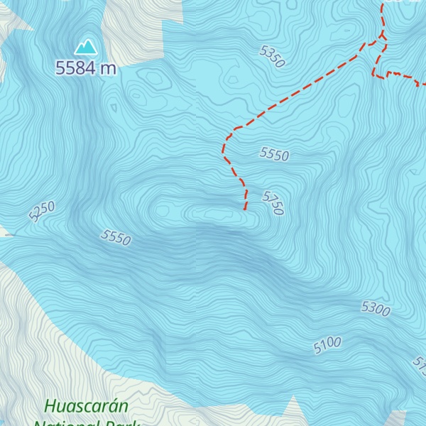 Map of Quitaraju