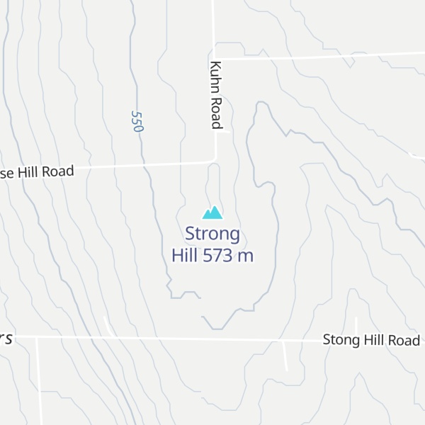 Map of Strong Hill