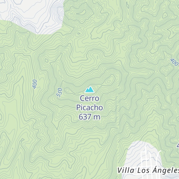 Map of Cerro Picacho