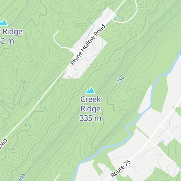 Map of Creek Ridge