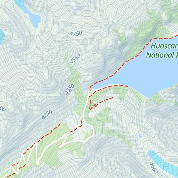 Map of Refugio Parón