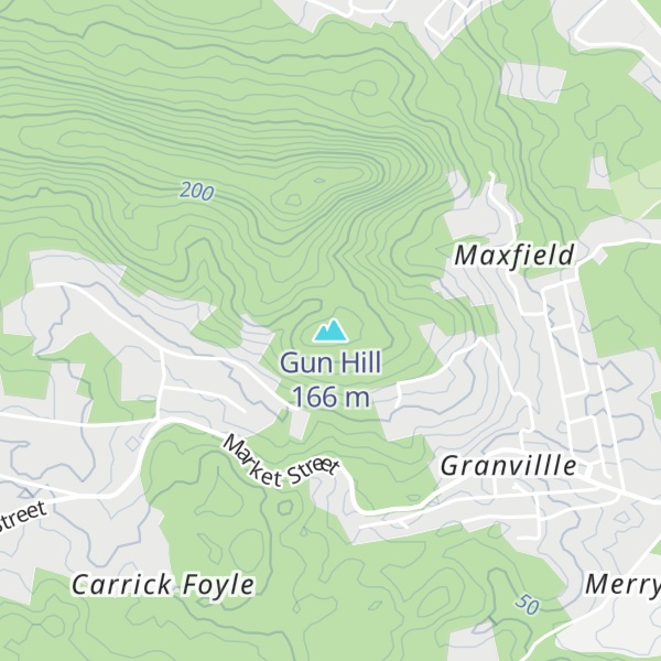 Map of Gun Hill