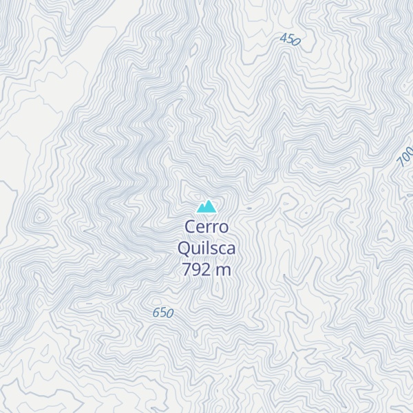 Map of Cerro Quilsca