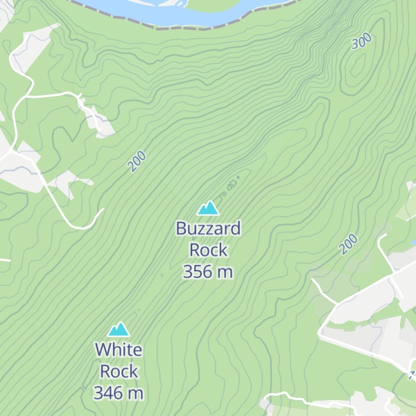 Map of Buzzard Rock