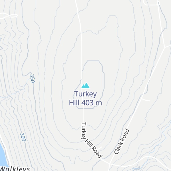 Map of Turkey Hill