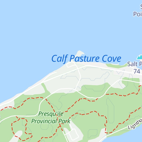 Map of Calf Pasture Point