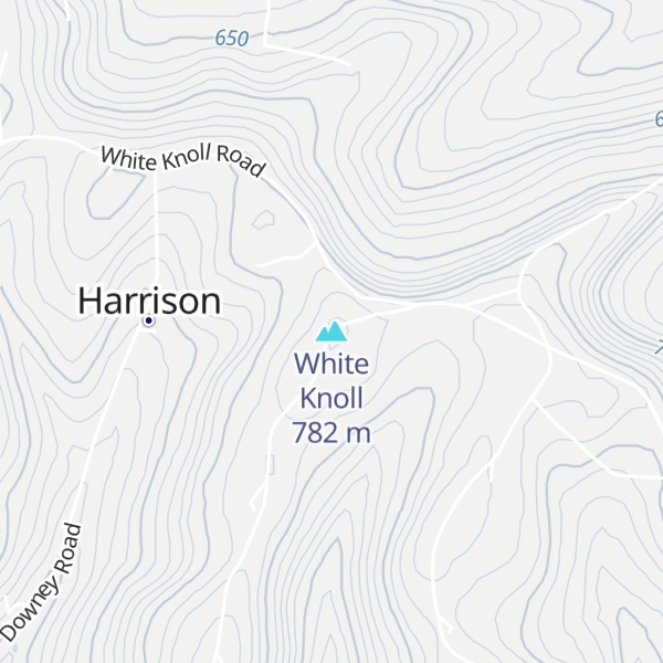 Map of White Knoll