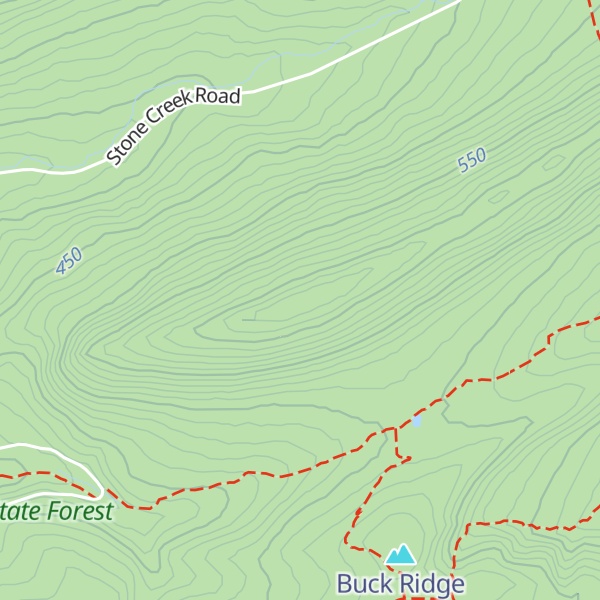 Map of Slate Ridge