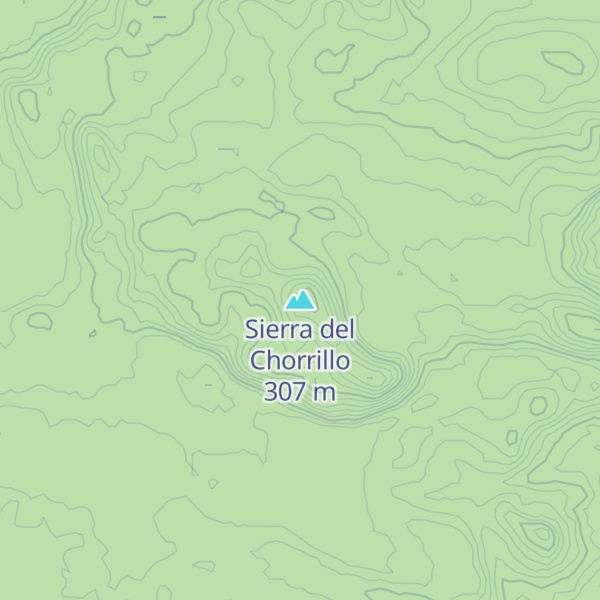 Map of Sierra del Chorrillo
