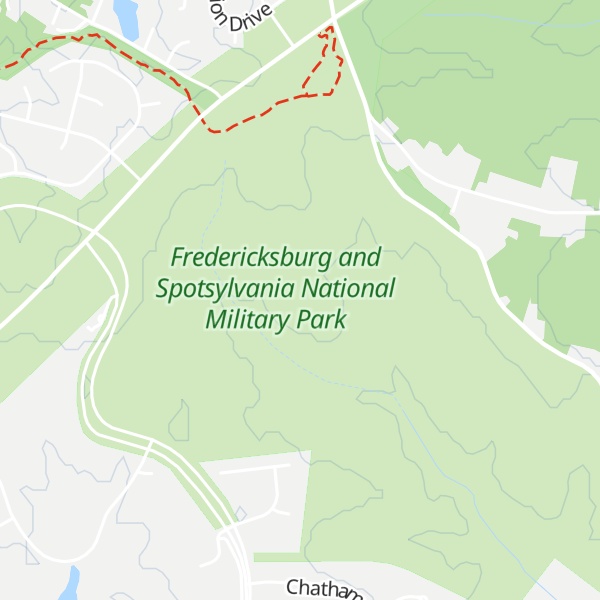 Map of Hamiltons Thicket
