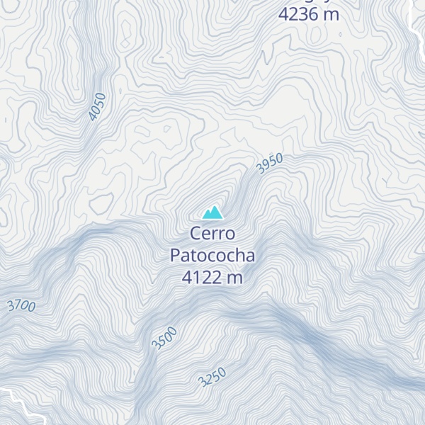 Map of Cerro Patococha