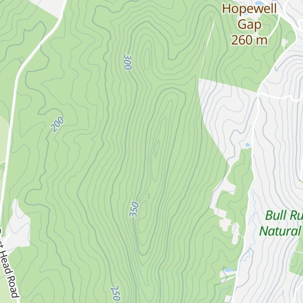 Map of High Point Mountain