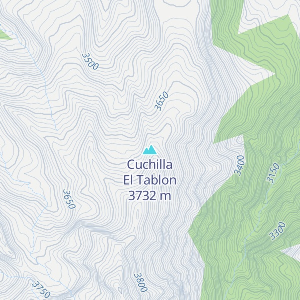Map of Cuchilla El Tablon