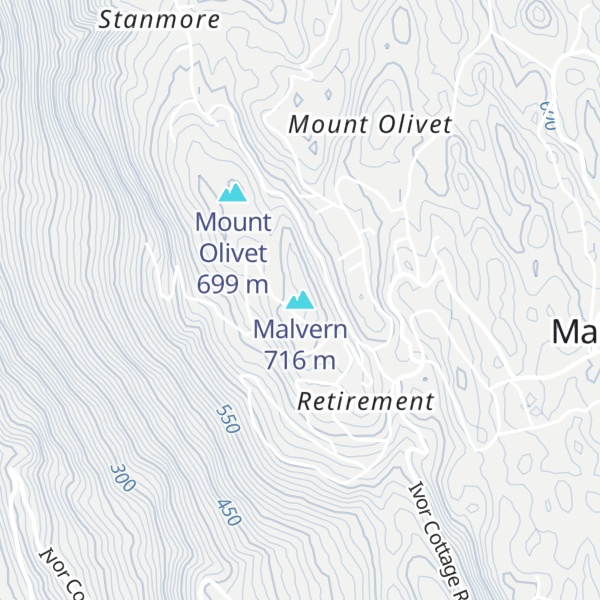 Map of Malvern