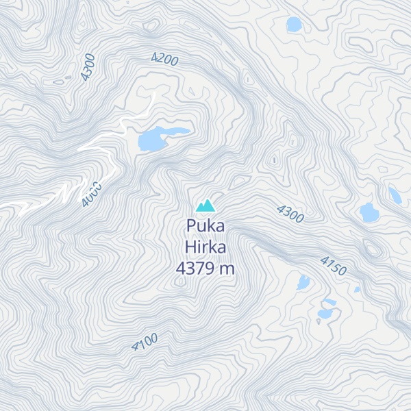 Map of Puka Hirka