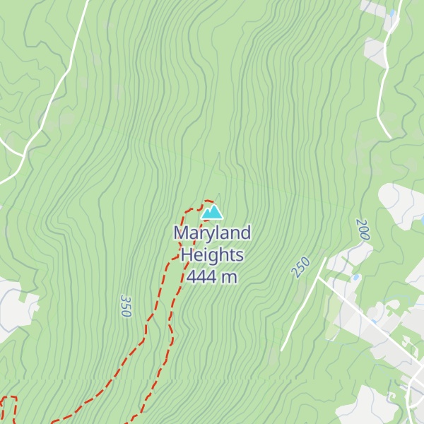 Map of Maryland Heights