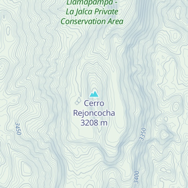 Map of Cerro Rejoncocha
