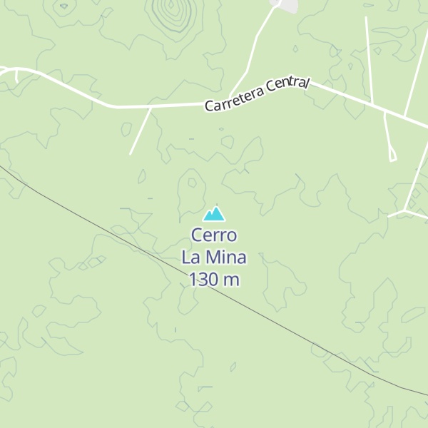Map of Cerro La Mina