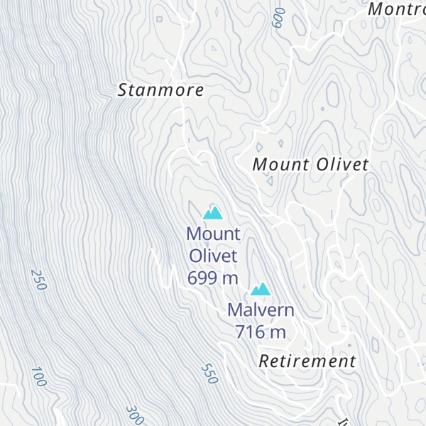 Map of Mount Olivet
