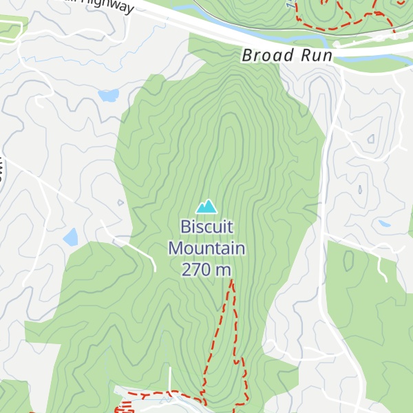 Map of Biscuit Mountain