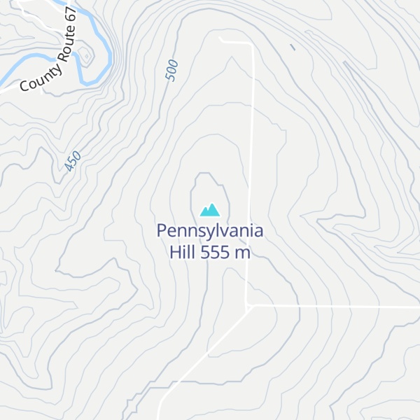 Map of Pennsylvania Hill