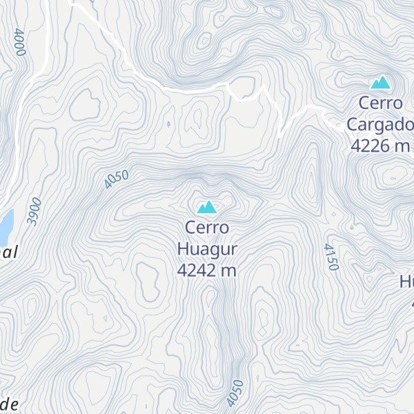 Map of Cerro Huagur