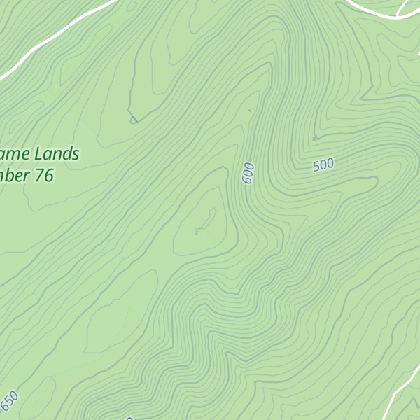 Map of Horse Knob East